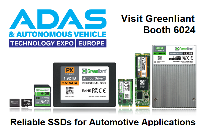 Greenliant exhibits at ADAS & Autonomous Vehicle Technology Expo 2023
